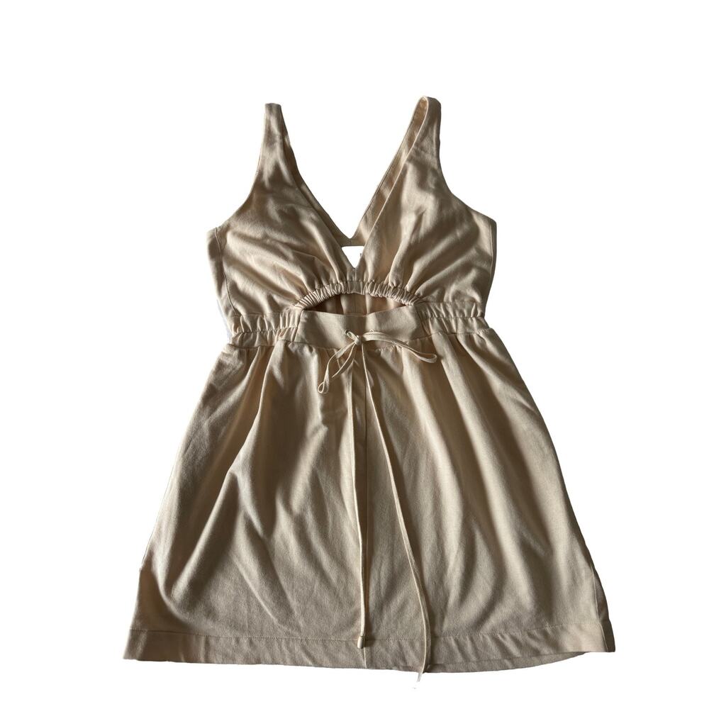 Alice McCall Nude Sport Cutout Cotton Mini Dress Women’s M - Picture 7 of 11
